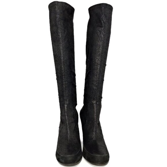 Donald Pliner "Chenia" Over Calf Boots 8.5M New - Picture 6 of 8